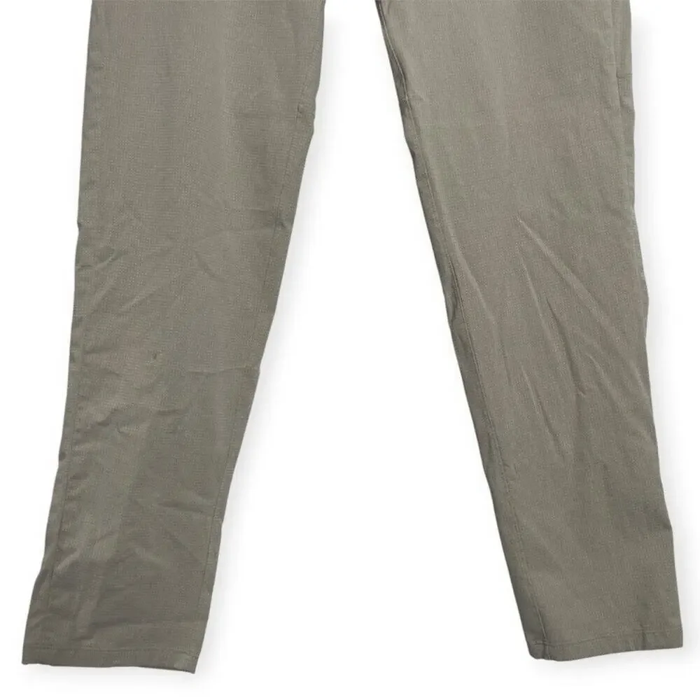 Lululemon Commission Slim Pant Ventlight SIZE 31 Gray Beige Chino